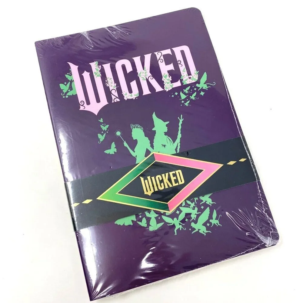 Insight Editions Wicked Notebook Journal Collection (3) 64 Ruled Pages Movie